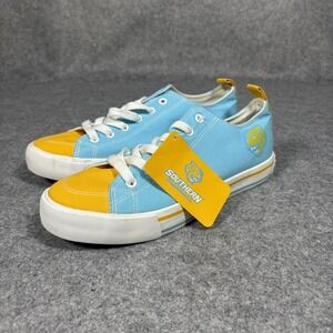 Your Top Choice Southern Jaguars Sneakers 6 Blue Gold Canvas Logo Fan Gear